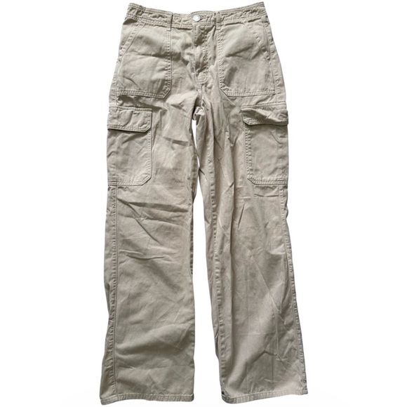 Zara Pants - Zara Beige Cargo Pants